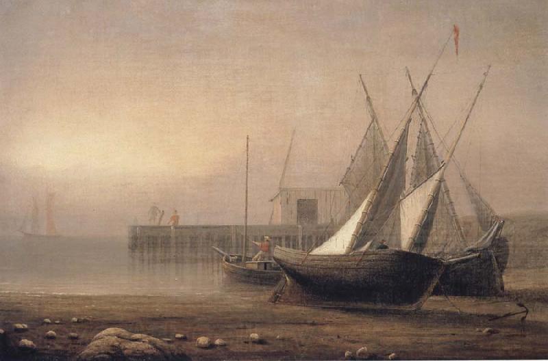 Fitz Hugh Lane Fishing Boats at lowTide